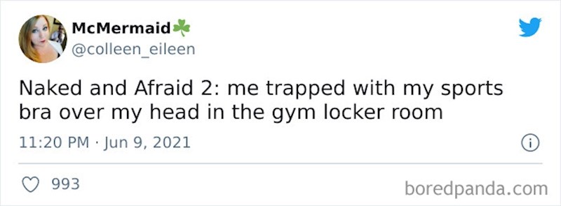 Gola i Uplašena 2 ili kada u teretani ideš skinuti sportski grudnjag, pa zapne preko glave