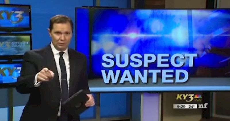 Voditelj se jedva suzdržao od smijeha kada je vidio skicu osumnjičenog, onda je stigla i prava fotka