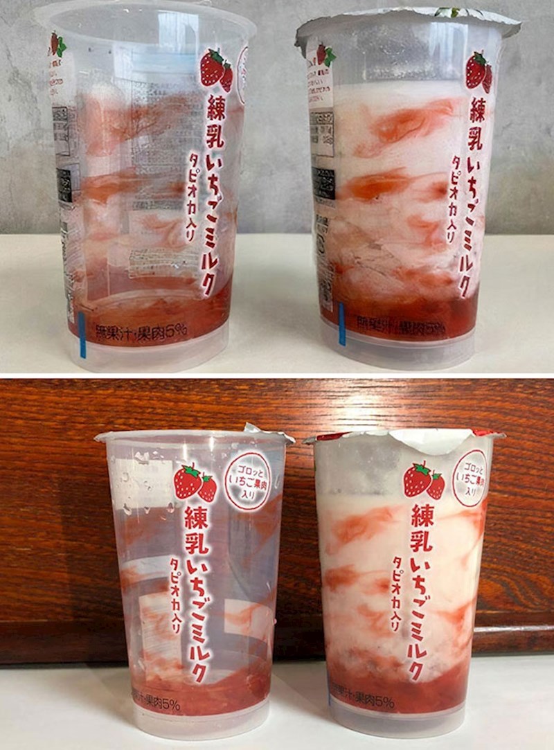 Ambalaža je u boji, okus nema veze s voćnim jogurtom