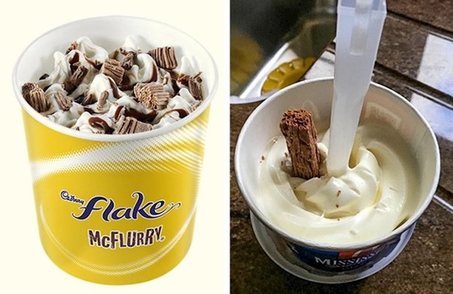 10. Lažni McFlurry