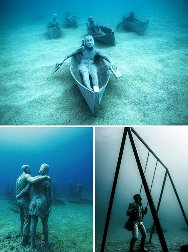 Podvodni muzej na Lanzaroteu (Kanarski otoci)