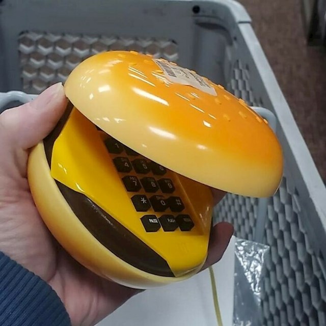 10. Cheeseburger telefon