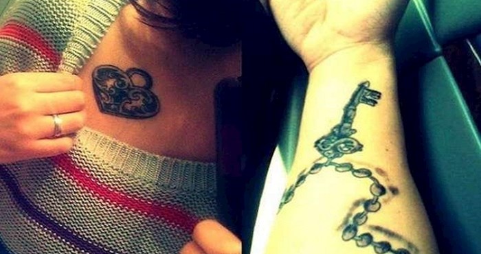 Jedina ružnija stvar od loše tetovaže je kada par ima zajedničku lošu tetovažu. Izabrali smo najgore