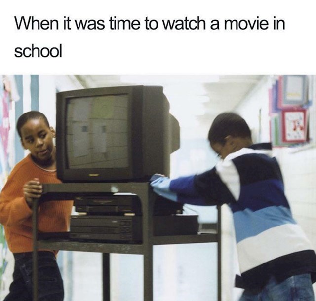 Gledanje filma u školi bio je poseban doživljaj!