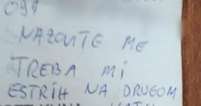 Poslovna ponuda ostavljena na vratima majstora u Dalmaciji hit je na Fejsu, odmah ćete vidjeti zašto