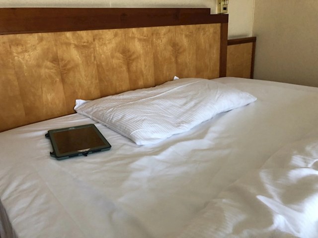 Jastuk u skupo plaćenoj hotelskoj sobi. Krasno!