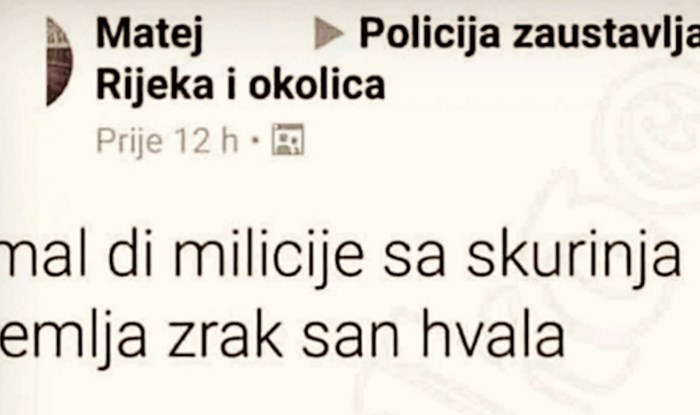 Pijan je vozio kući pa je gledao kako zaobići policiju, na prvi komentar ćete proplakati od smijeha