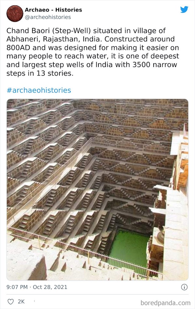 3500 stepenica i 13 katova niže i naći ćete se u jednom od najdubljih bunara na svijetu