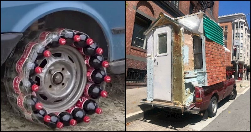 20+ bizarnih automobila koje su ljudi vidjeli i morali slikati; ovako izgleda glupost na kotačima