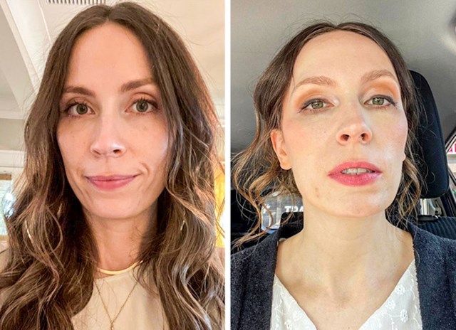 Njezin svakodnevni make up vs. rad profesionalca