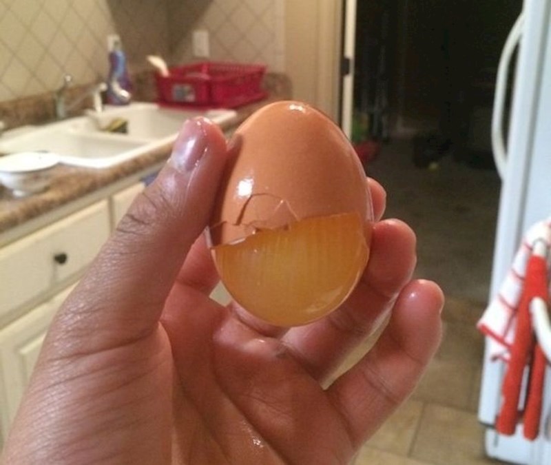 Membrana nije pukla s ljuskom