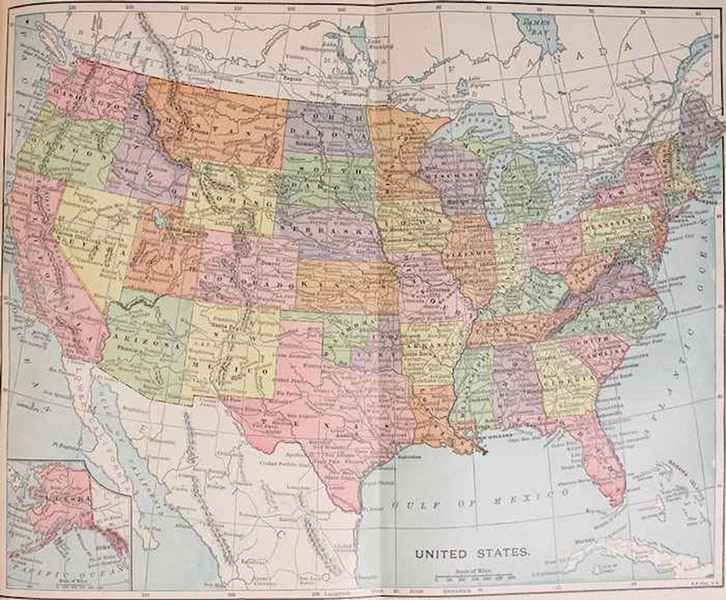 "Nije mi jasno kako je klima na Aljasci i na Havajima toliko različita kada su ovako blizu na karti". Bila je riječ o ovakvoj karti: