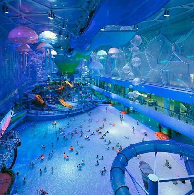 Dvorana napravljena za ljetne Olimpijske igre u Pekingu 2008. sada je vodeni park