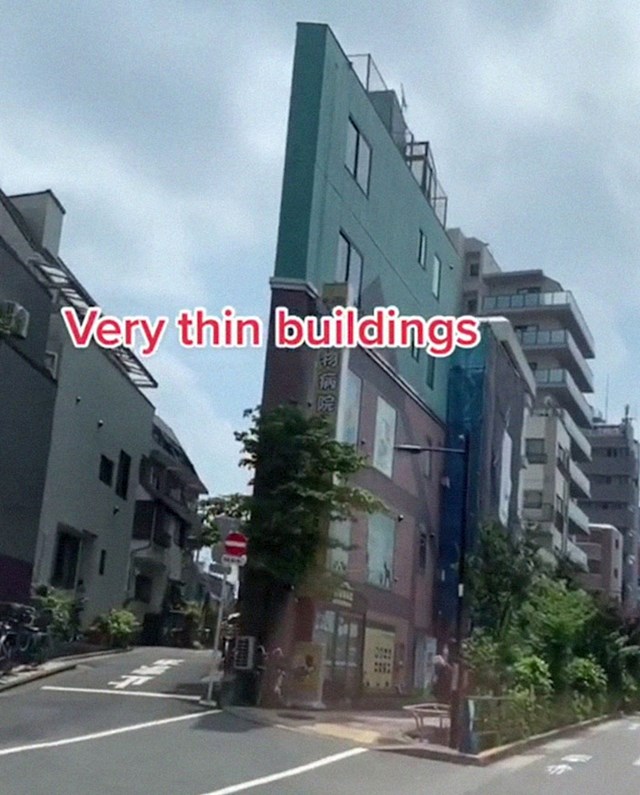 Jako uske zgrade su normalna pojava