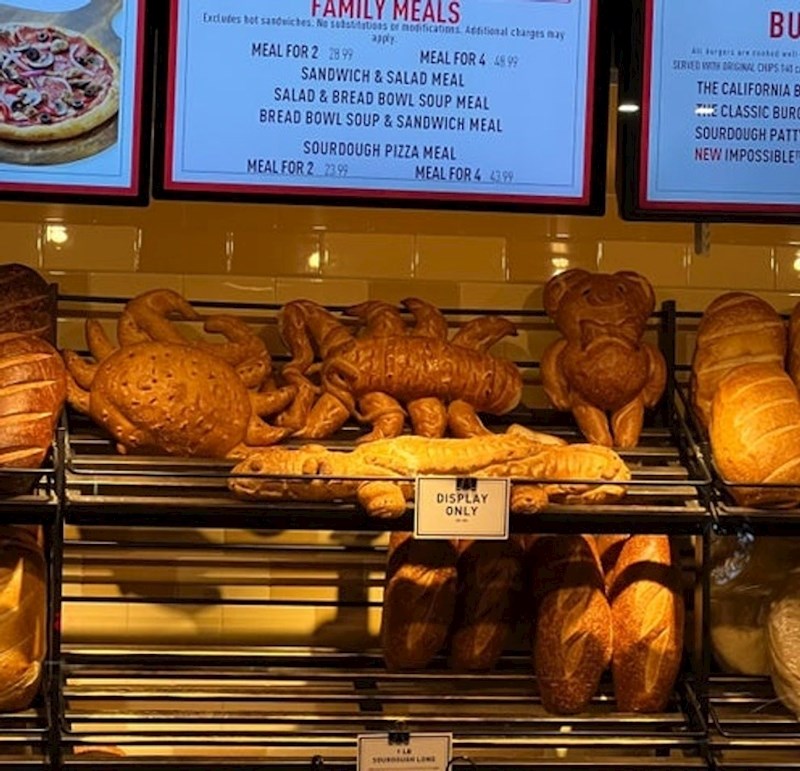 Kruh u obliku rakova, medvjedića...