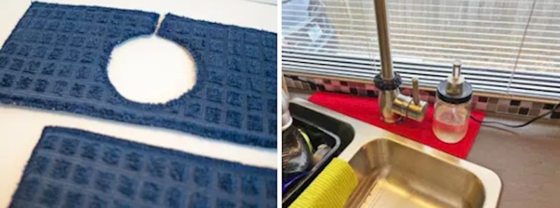 Komadić spužve oko slavine učinit će čudo što se tiče urednosti kuhinje