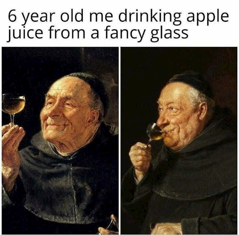 7. ...i još se pretvaraš da izgovaraš zdravicu