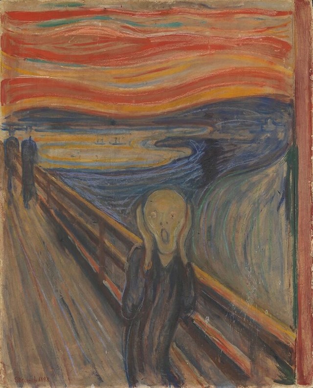 Lik u Munchovom 'Kriku' ne vrišti, nego zapravo reagira na to što čuje vrisak.