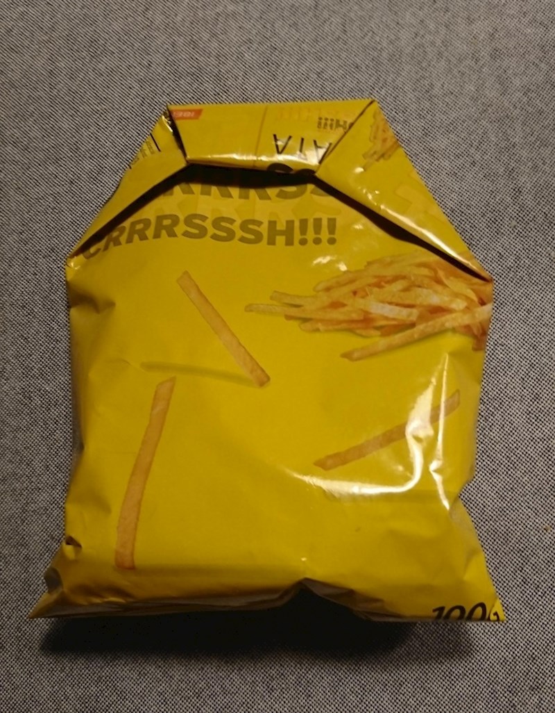 Samo baka zna ovako zatvoriti čips!