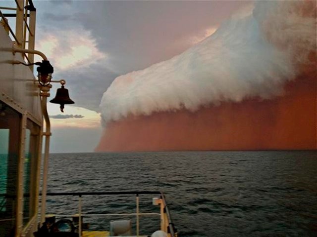 Pješčana oluja na zapadu Australije