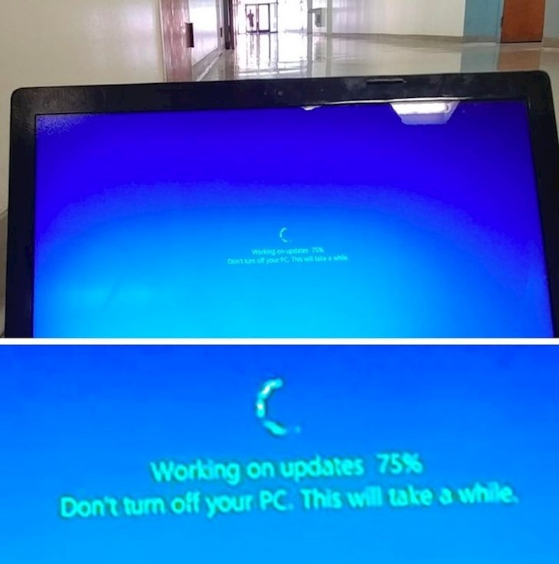 Radio je na eseju 4 sata. Ostalo mu je 7 minuta do kraja roka za predaju i dogodi se ovo...