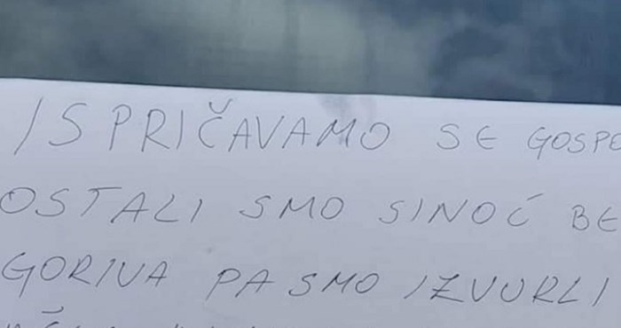 Fejsom se širi neobična poruka ostavljena na jednom kamionu na Klisu, morate vidjeti ovaj hit