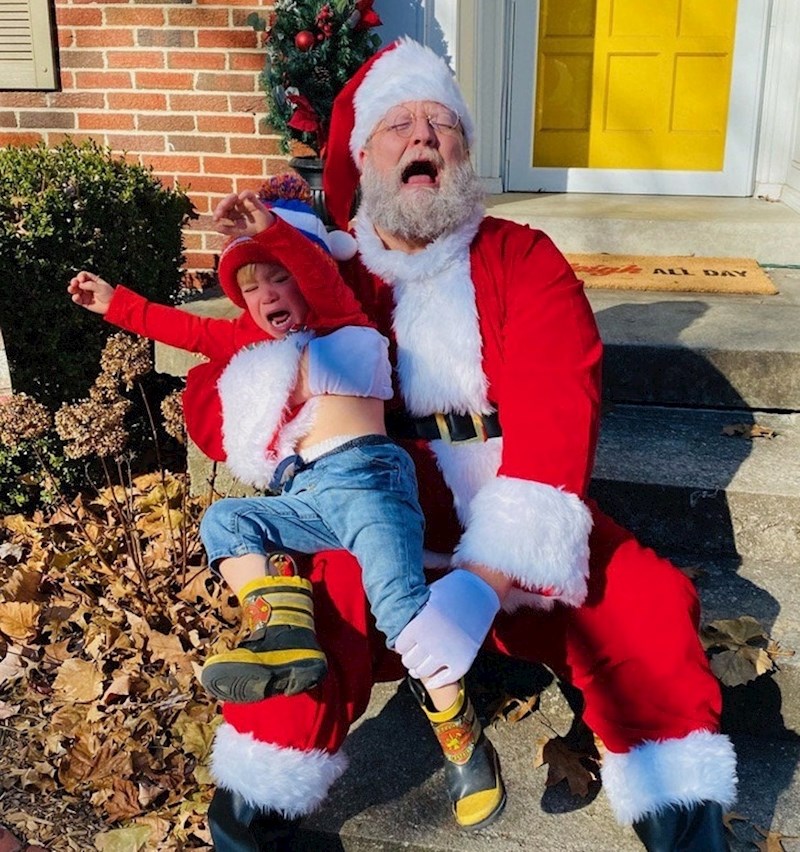 "Izgleda da je moje dijete jedno od one djece koja se boje Djeda Božićnjaka"