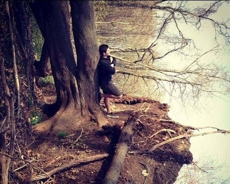 15. Ne, ovo nije odraz jezera