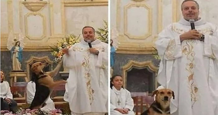 Ovaj svećenik uvijek drži misu okružen psima, razlog će vas oduševiti