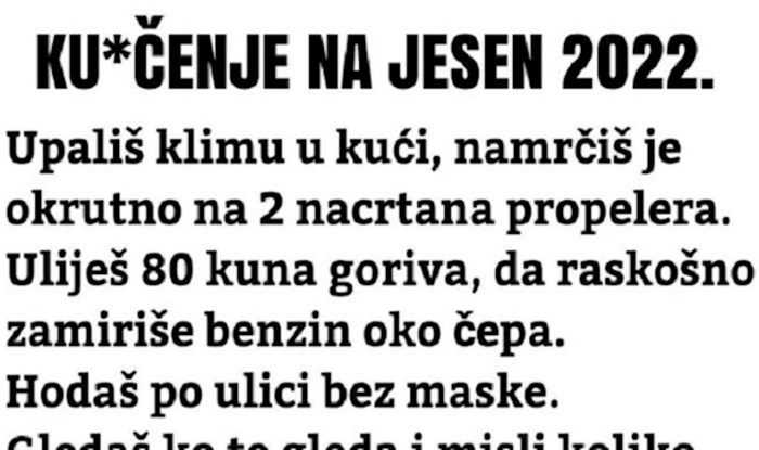 Netko je opisao kako će izgledati luksuz ovu jesen, istovremeno ćete plakati od smijeha i tuge