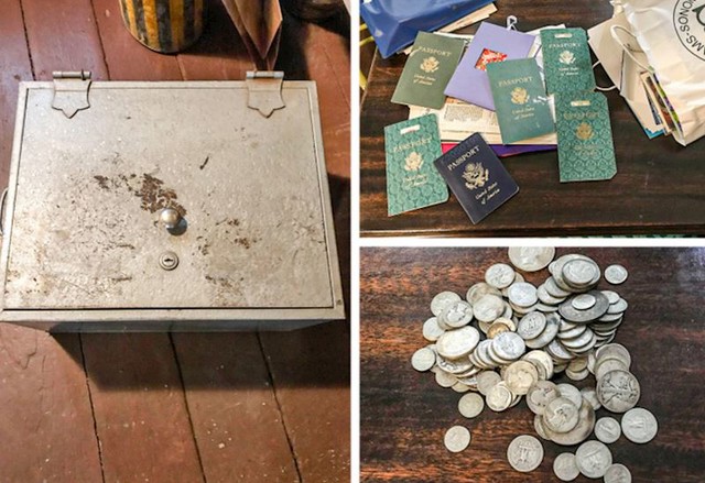 Pronašli smo sef koji je pripadao prabaki. Ima hrpu dokumenata i novčića iz 1920-ih