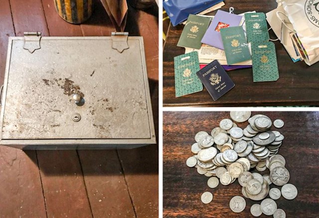 Pronašli smo sef koji je pripadao prabaki. Ima hrpu dokumenata i novčića iz 1920-ih