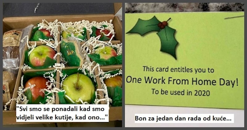 17 jeftinih i pomalo uvredljivih stvari koje su ljudi dobili kao blagdanski bonus