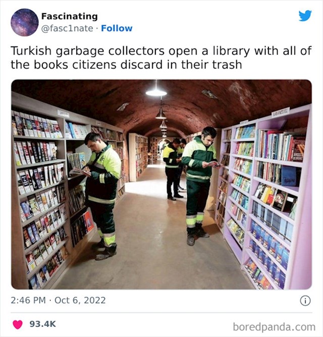Turski smetlari otvorili su knjižnicu od knjiga koje su pronašli na otpadu
