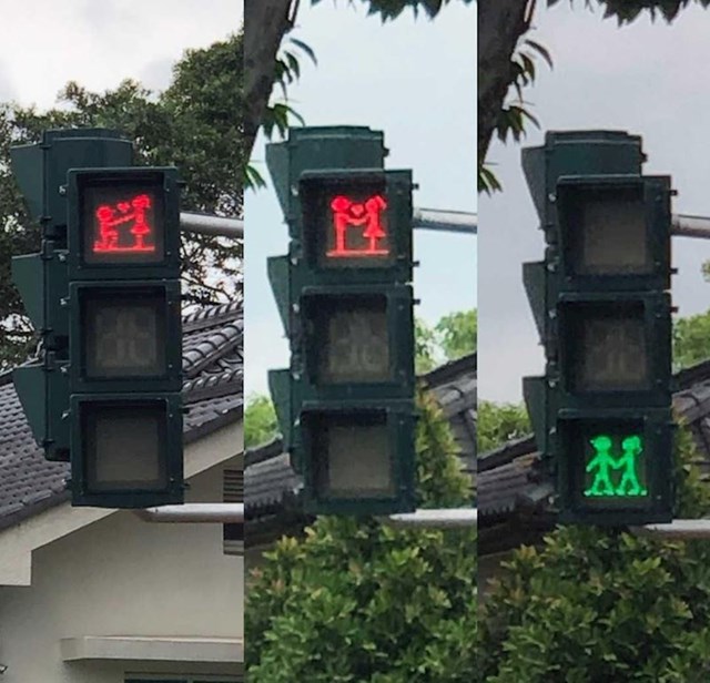 Semafor za pješake u Tajvanu