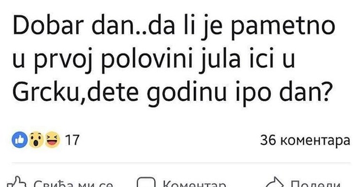 Tražili su preporuke za putovanje, tip im dao dobronamjeran, ali urnebesan savjet i postao hit!