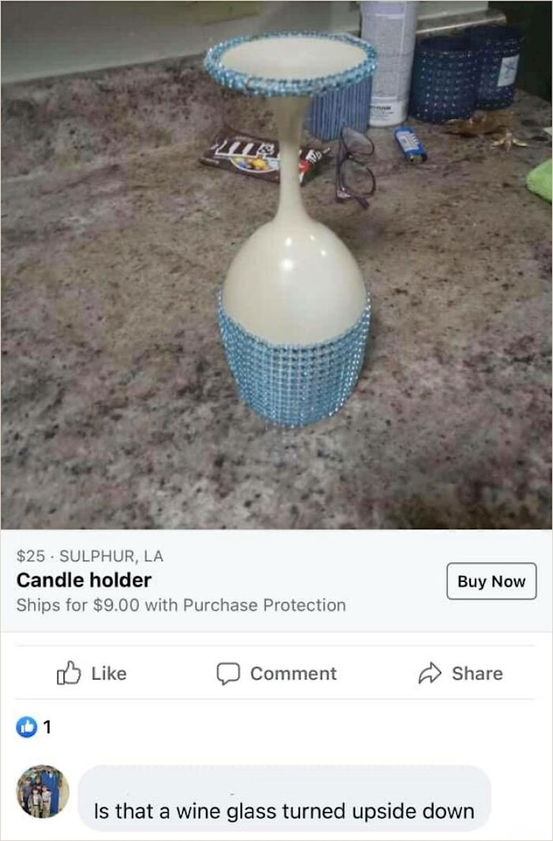 Netko je vinsku čašu okrenuo naopako i sada je prodaje kao svijećnjak