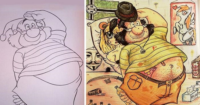 18 puta kada su odrasli na presmiješan način "uništili" bojanke za djecu; neki su čak i talentirani!