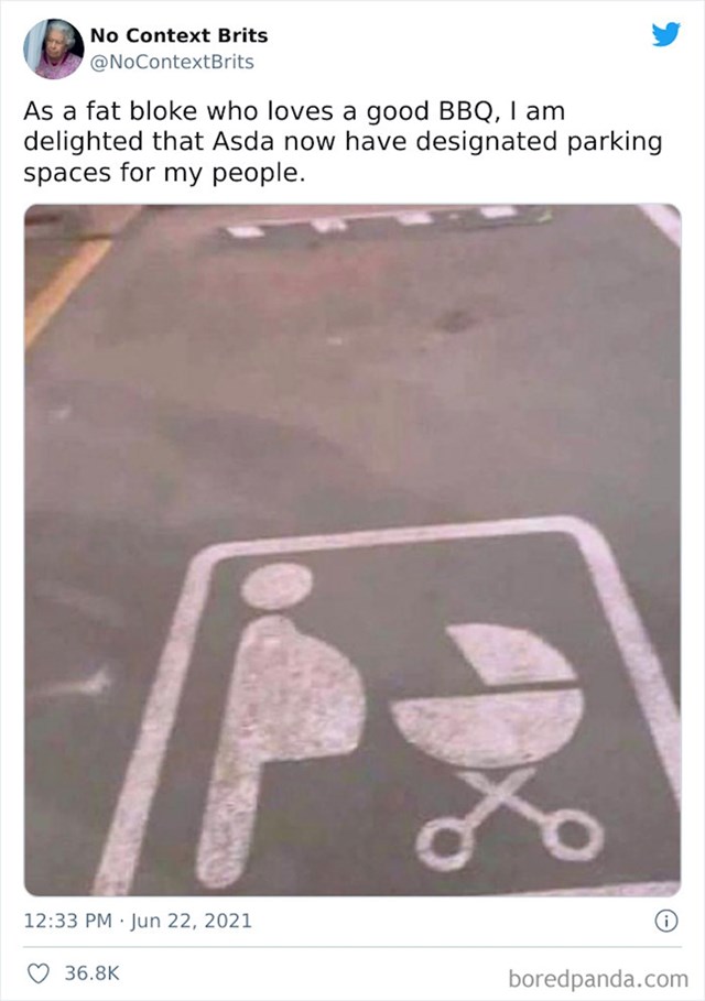 Konačno parkirno mjesto za debele ljude koji vole dobar grill