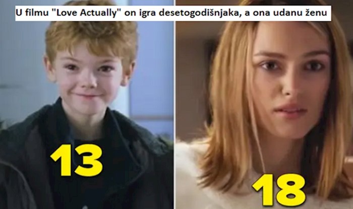 9 puta kada su nas razlike u godinama između glumaca iz poznatih filmova šokirale
