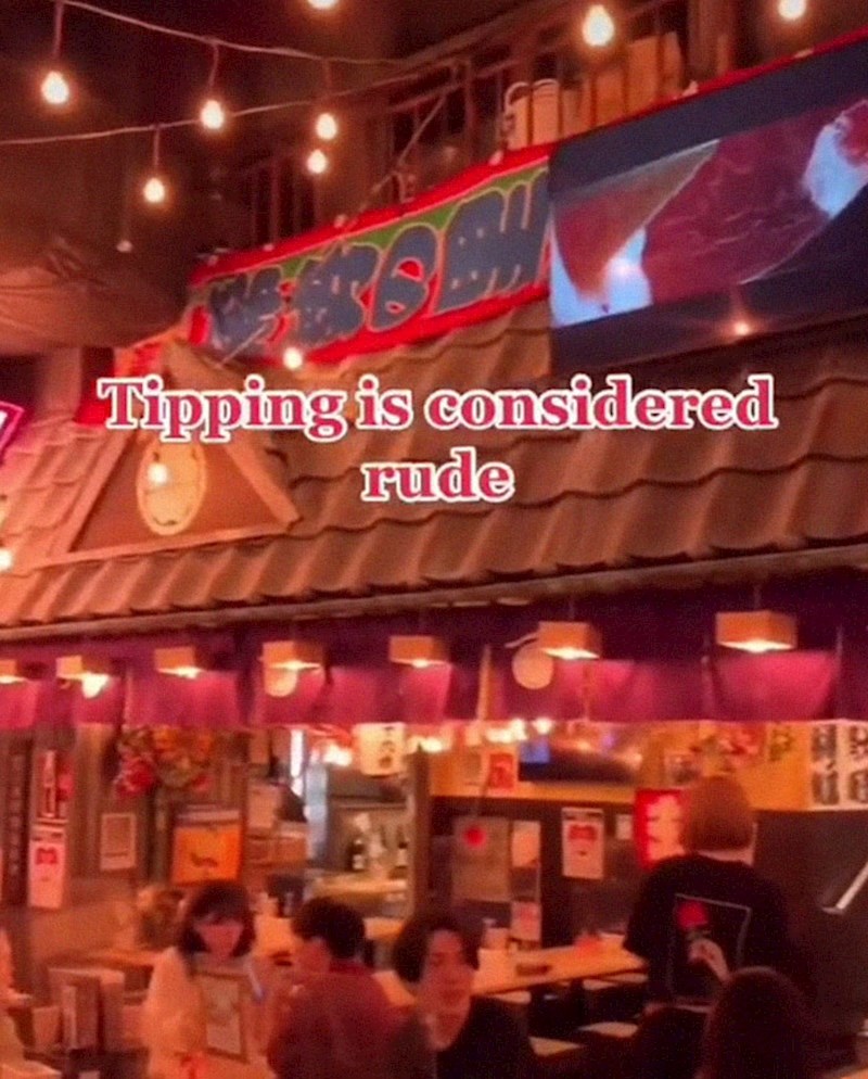 Ne ostavljajte napojnicu kada ste u Japanu!