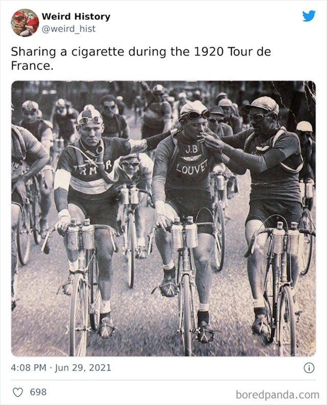 Biciklisti Tour de Francea dijele cigaretu!