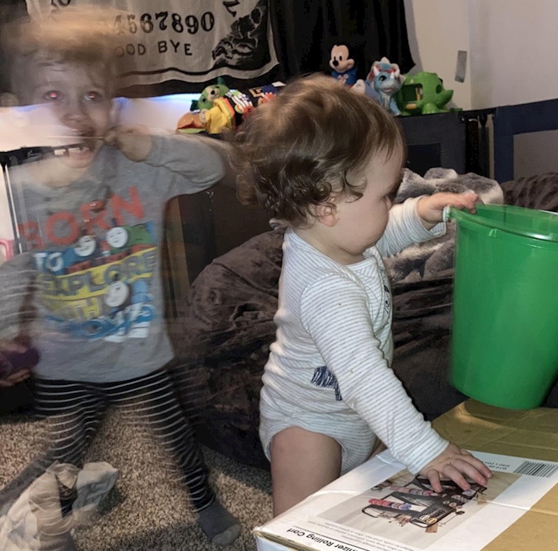 "Htjela sam uhvatiti lijepu fotku sinova dok se igraju, ali je stariji odlučio skoknuti u novu dimenziju"