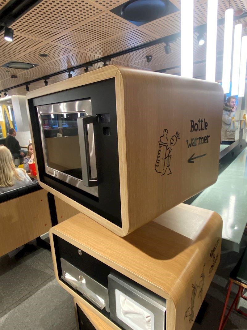 McDonald's u kojem možete sami podgrijati dječje bočice