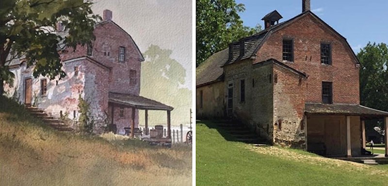 "Naslijedio sam ovu sliku, a nekoliko godina poslije slučajno sam našao kuću po kojoj je napravljena"