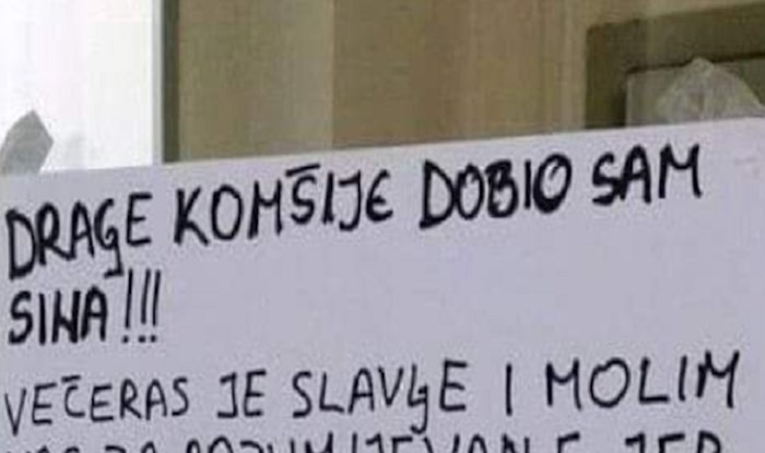 Obavijestio je sustanare o rođenju sina, a jedan detalj posebno je oduševio i nasmijao tisuće