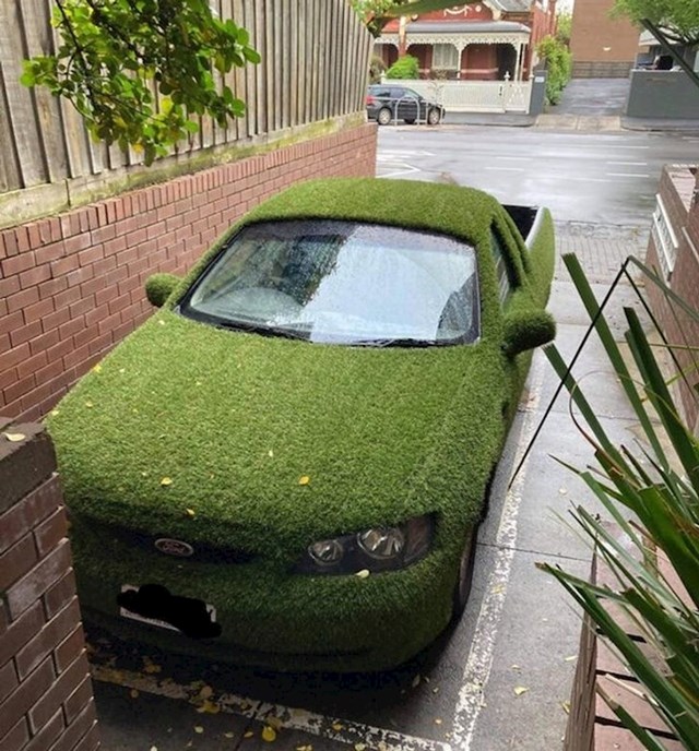 On ne parkira na travnjak, on JEST travnjak!