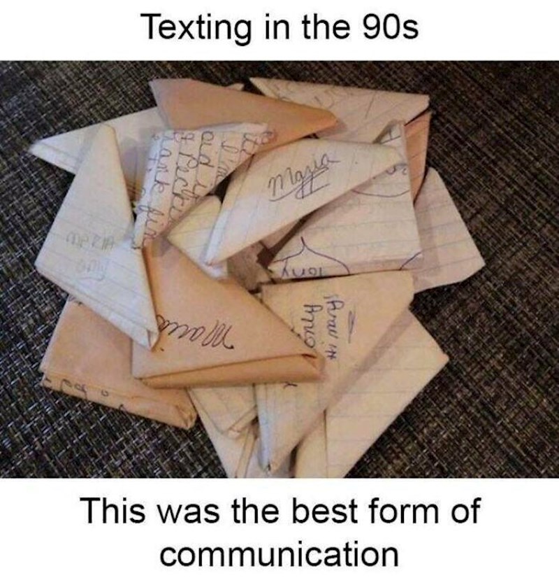 Ovo je bio glavni način komunikacije