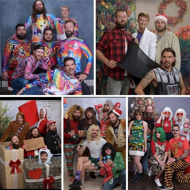 Božićni photosession već nekoliko godina nezaobilazna je tradicija ove ekipe