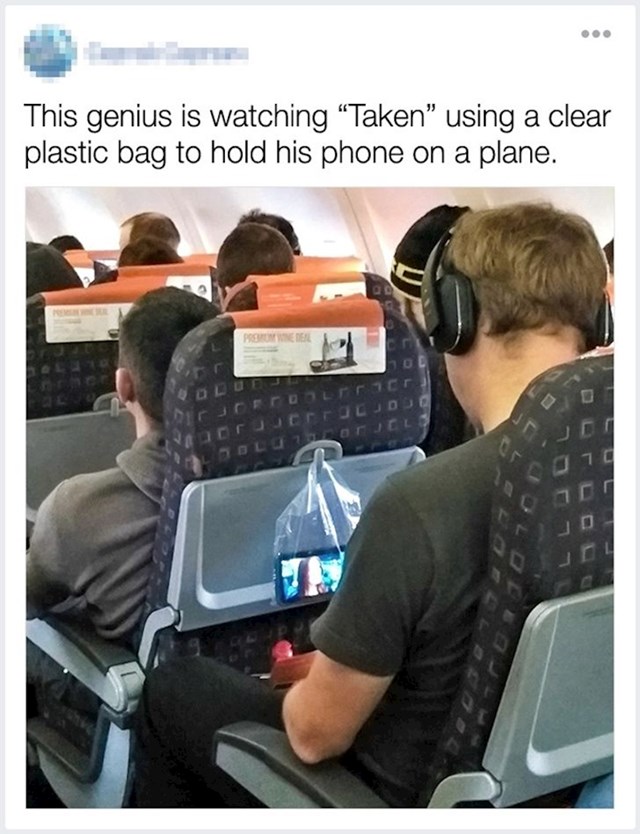 Kako namjestiti ekran u avionu...